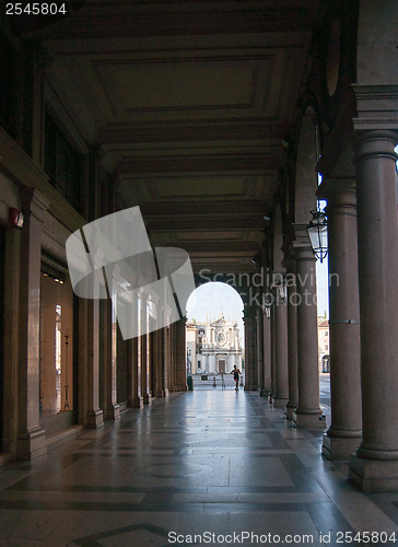 Image of Turin streets at morning