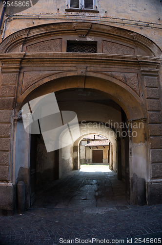 Image of Pinerolo streets - tourists attraction