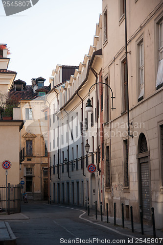 Image of Turin streets at morning