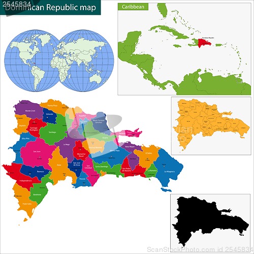 Image of Map of Dominican Republic