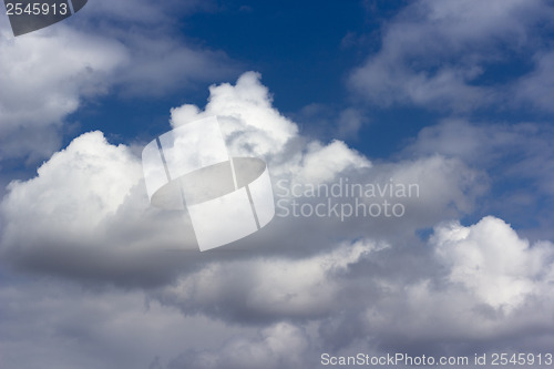 Image of blue sky with clouds