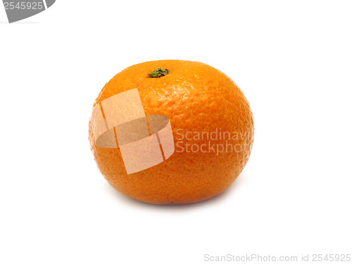 Image of Ripe tangerines or mandarin  isolated on white background