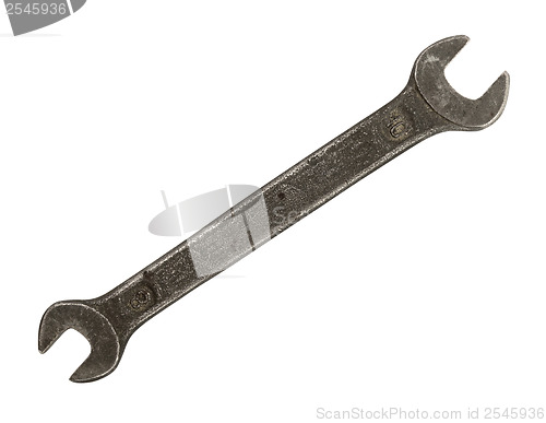 Image of spanner  on a white background