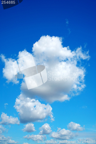 Image of Cotton like cloudy sky