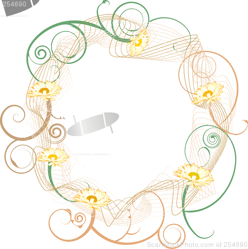 Image of floral circle