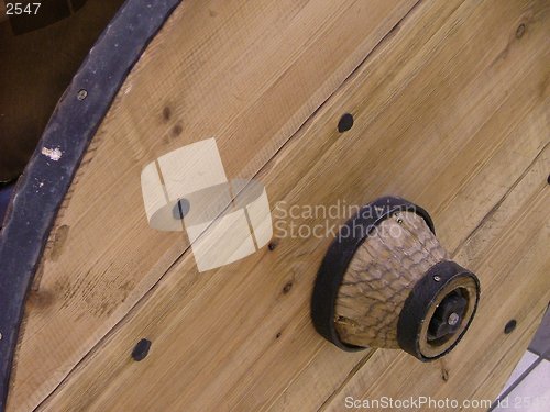 Image of wooden wheel