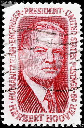 Image of Herbert Hoover Stamp