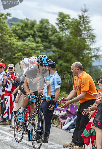 Image of Kanstantsin Siutsou  Climbing Alpe D'Huez