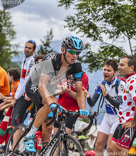 Image of Kanstantsin Siutsou  Climbing Alpe D'Huez