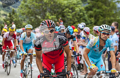 Image of The Peloton on Alpe D'Huez