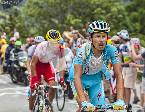 Image of Dimitry Muravyev Climbing Alpe D'Huez