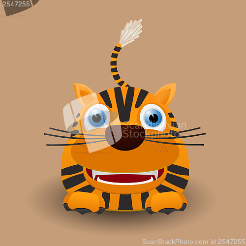 Image of Cute baby tiger