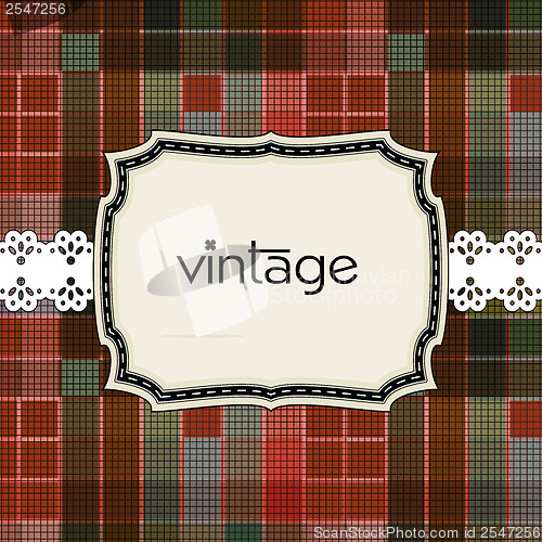 Image of Vintage greeting card template