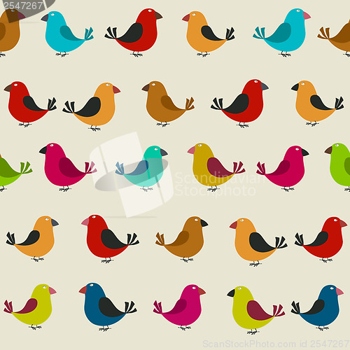 Image of Bird seamless pattern