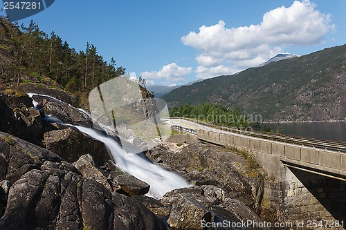 Image of Langfoss waterfall, Norway