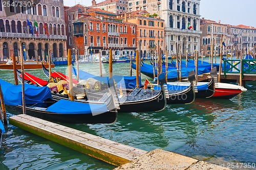 Image of Gondolas in Venice