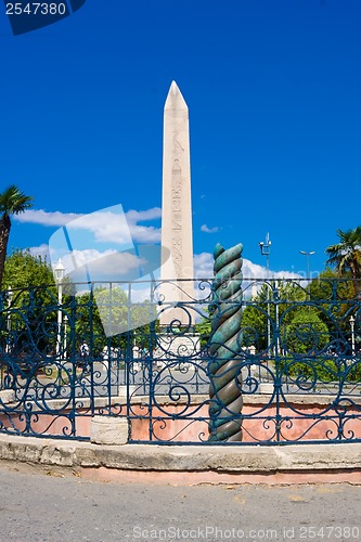 Image of Egyptian obelisk in Istanbul