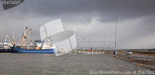 Image of Extreme high tide in the Netherlands