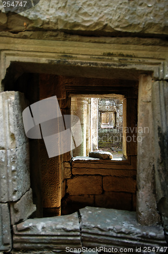 Image of Windows of Angkor temple