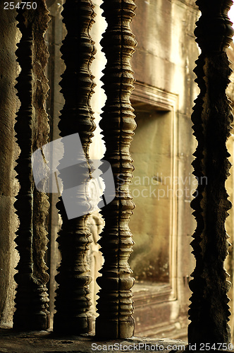Image of Window decor in buddhist temple