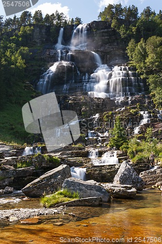 Image of Tvindefossen waterfall, Norway