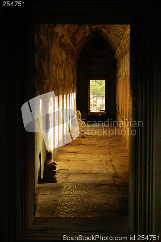 Image of Corridor in Angkor Wat, Cambodia