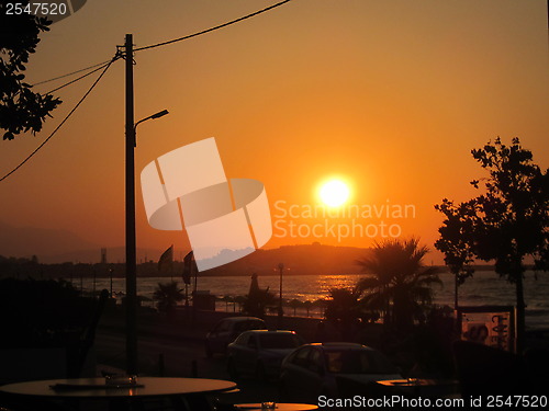 Image of Sunset by the sea