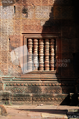 Image of Window decor in buddhist temple