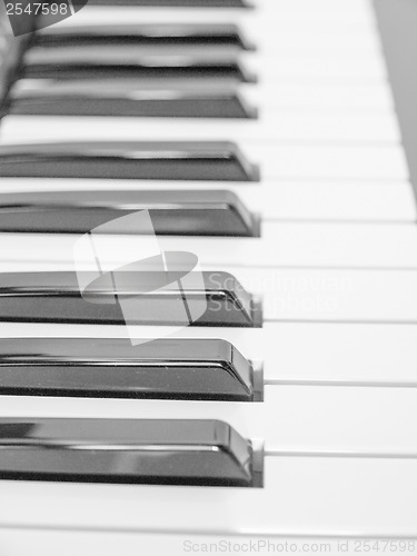 Image of Music keyboard keys
