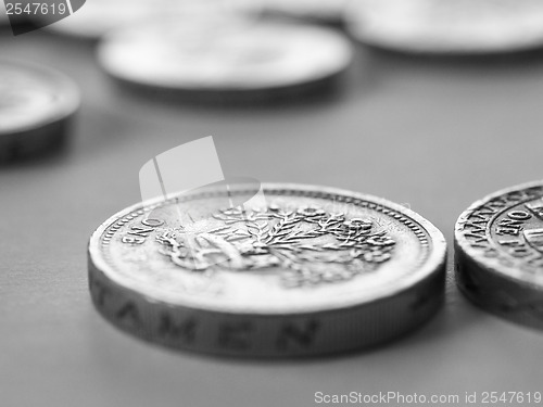 Image of British pound coin