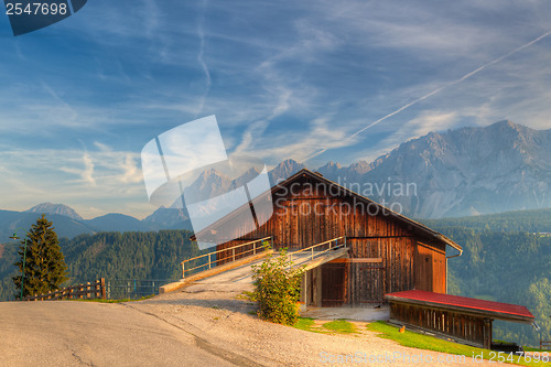 Image of Old woodshed in Austria