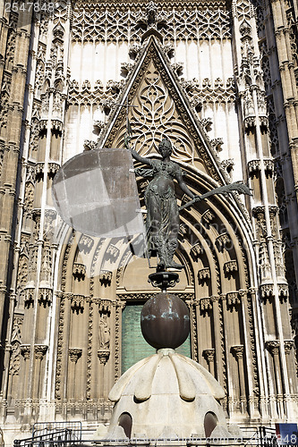 Image of Cathedral in Seville, Spain 