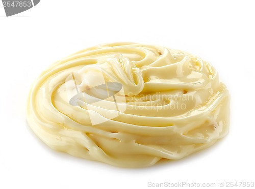 Image of Curl of mayonnaise or processed cheese 
