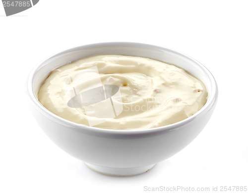 Image of cream cheese in a white bowl