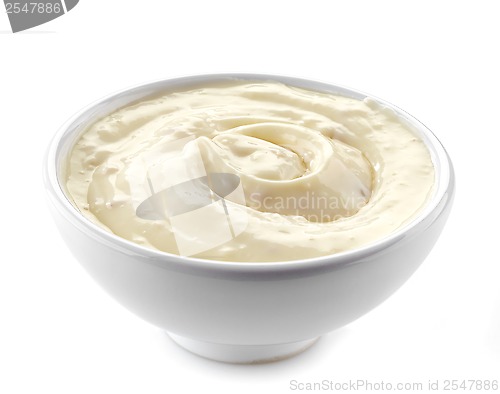 Image of cream cheese in a white bowl