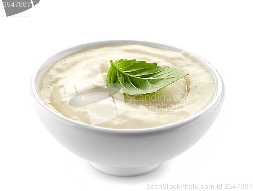 Image of cream cheese in a white bowl