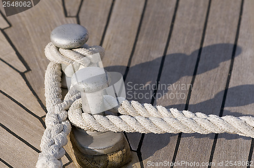 Image of Moored boat