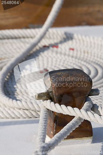 Image of Moored boat