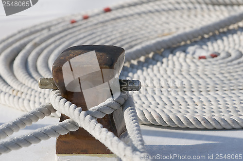 Image of Moored boat