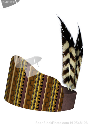 Image of Native American Feather Headdress