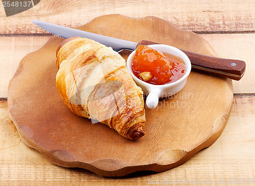 Image of Croissant and Jam