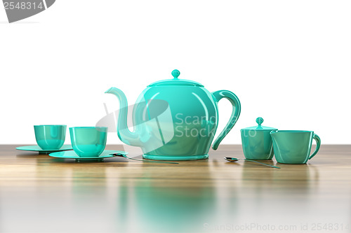 Image of teapot and teacup