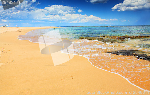 Image of Beautiful Australian Beach in summer