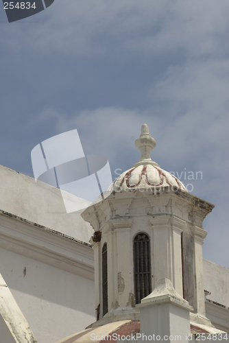 Image of church detail old san juan