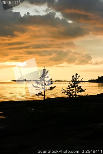 Image of Sea sunset