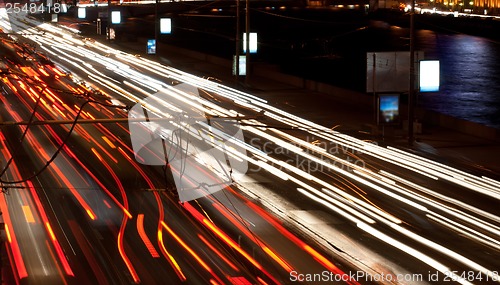 Image of Night road