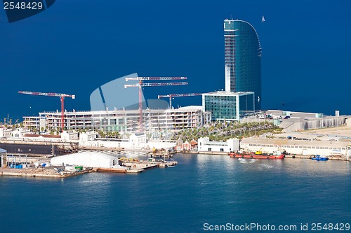 Image of Barcelona port