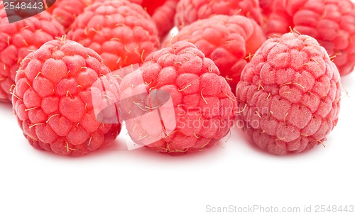 Image of Fresh raspberries