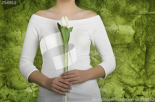 Image of Tulip woman