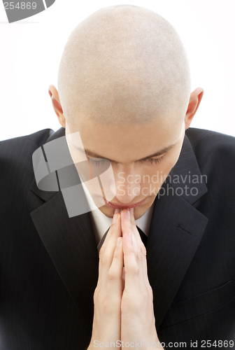 Image of praying man